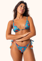 SUMMER FLOWER TRIANGLE BIKINI