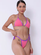 BIKINI SET - TEXTURED TRIANGLE SANDY